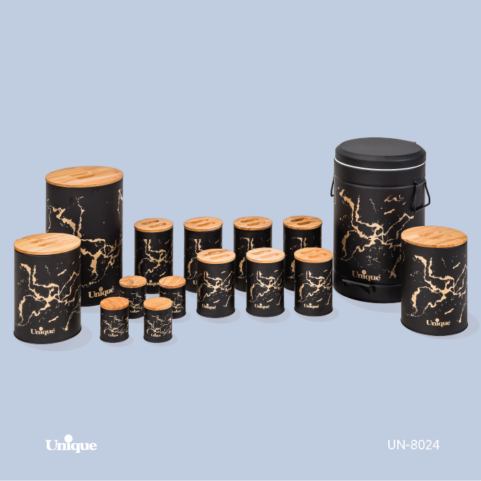 ست15 فانتزی مشکی ماربل درب بامبو یونیک کد محصول: UN-8024