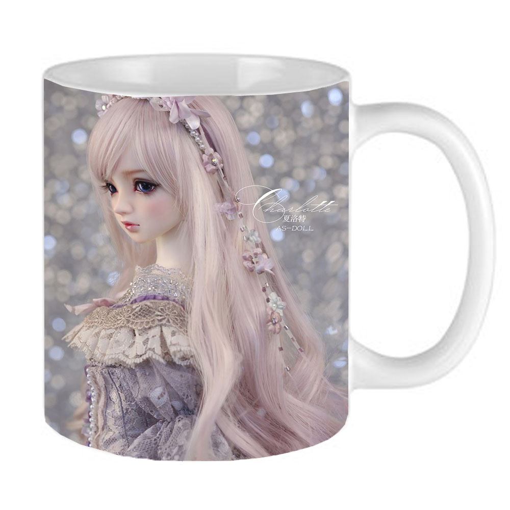 ماگ مدل GIRLطرح انیمه فانتزی