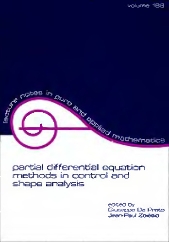 خرید و دانلود نسخه کامل کتاب Partial differential equation methods in control and shape analysis