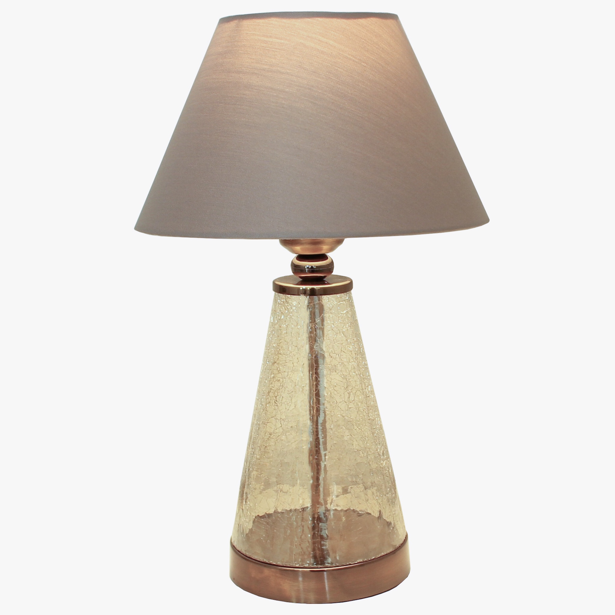 آباژور رومیزی مدل شیشه ای مدرن رابی