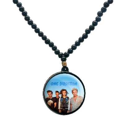 گردنبند پرمانه طرح One Direction کد pmd.13502 مدل دو طرفه