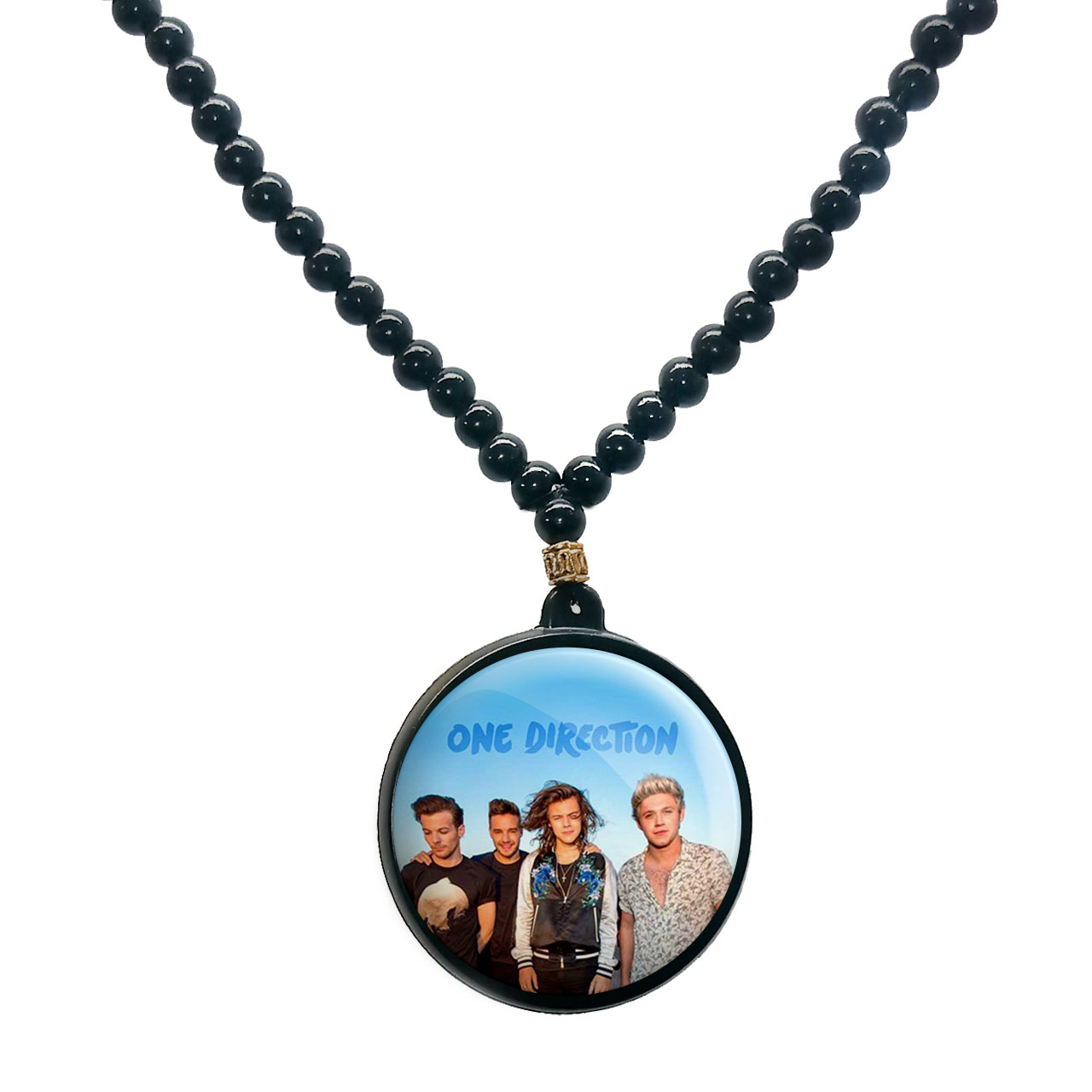 گردنبند پرمانه طرح One Direction کد pmd.13502 مدل دو طرفه