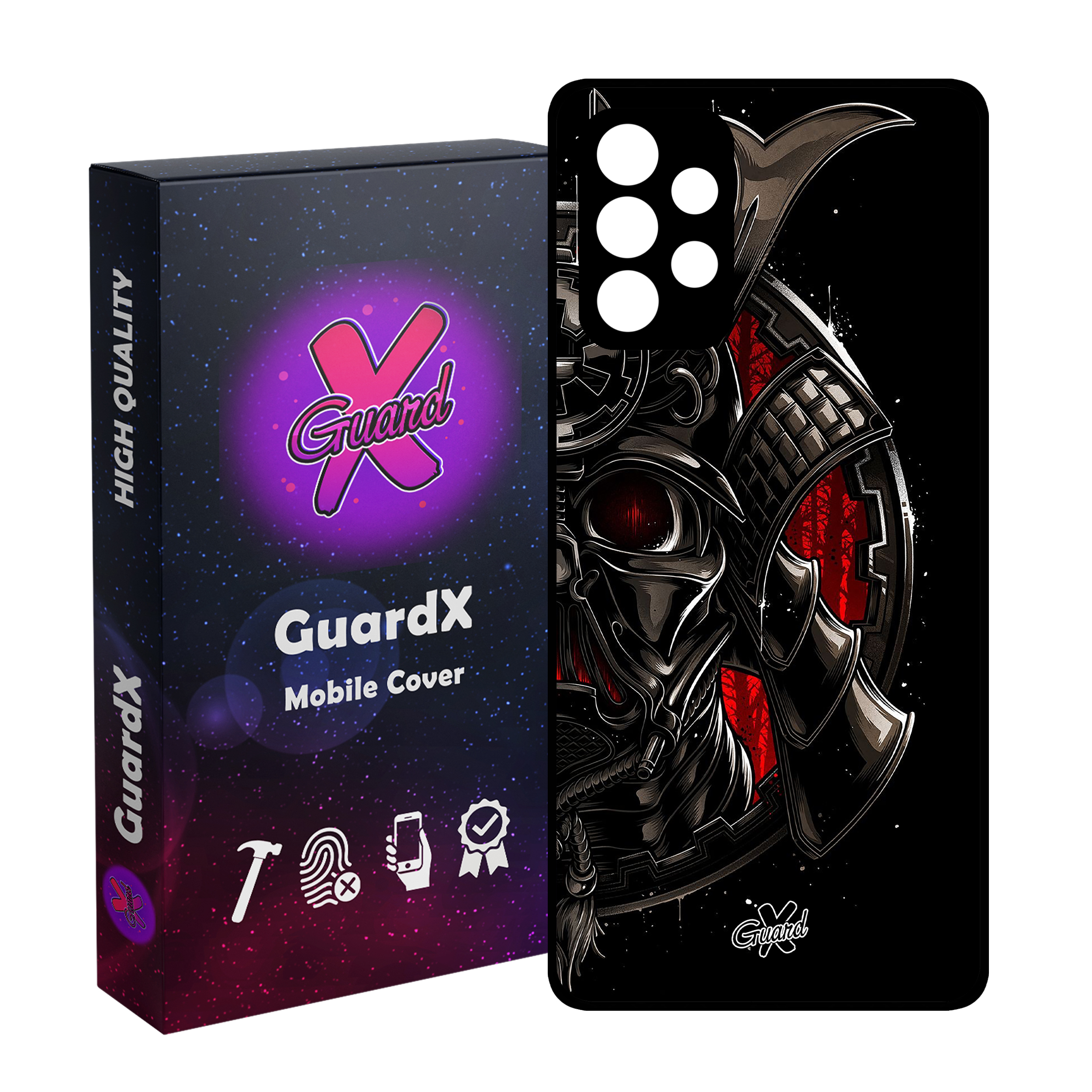 کاور گارد ایکس طرح Samurai مدل Glass10119 مناسب برای گوشی موبایل سامسونگ Galaxy A52s