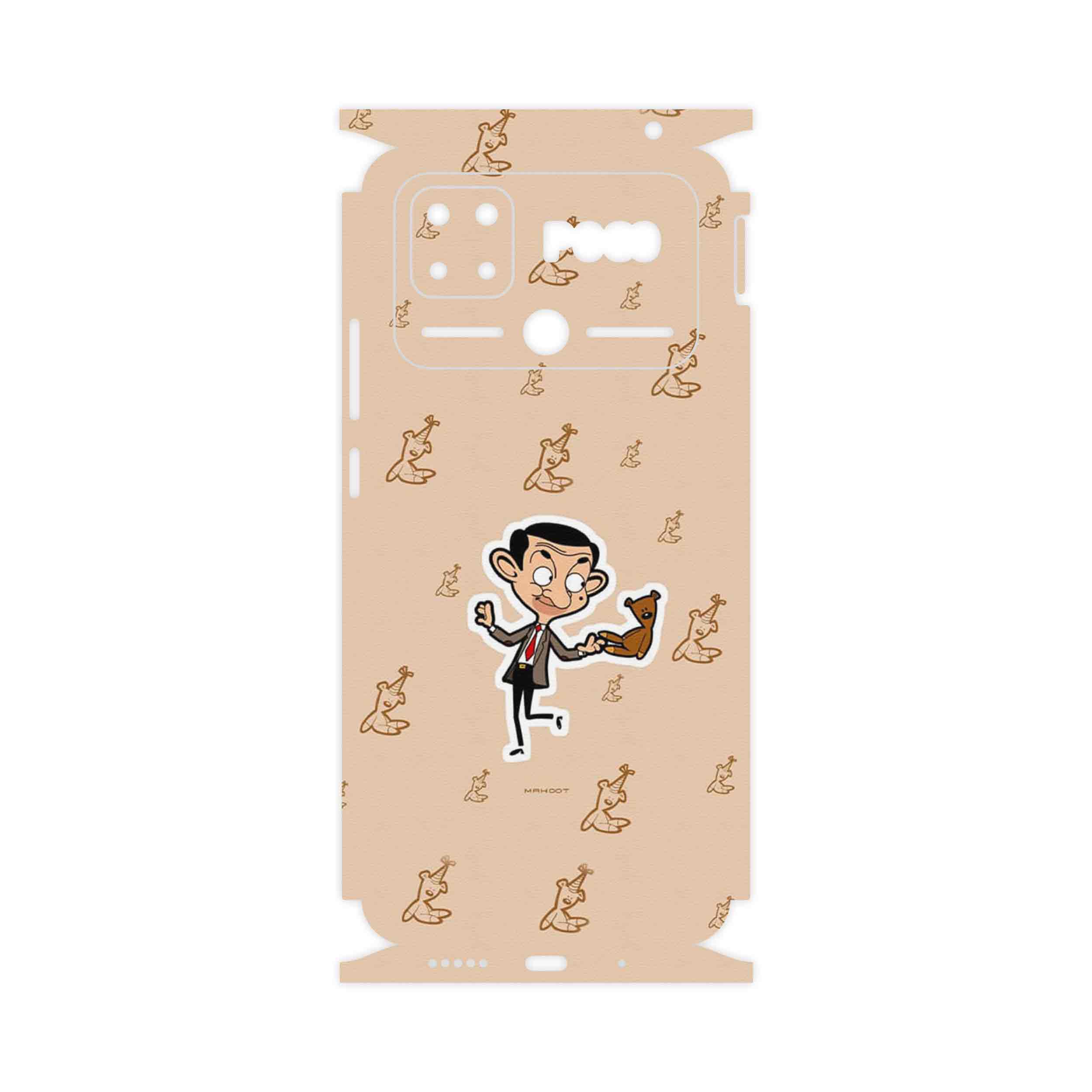 برچسب پوششی ماهوت مدل Mr.Bean-FullSkin مناسب برای گوشی موبایل شیائومی Poco C40