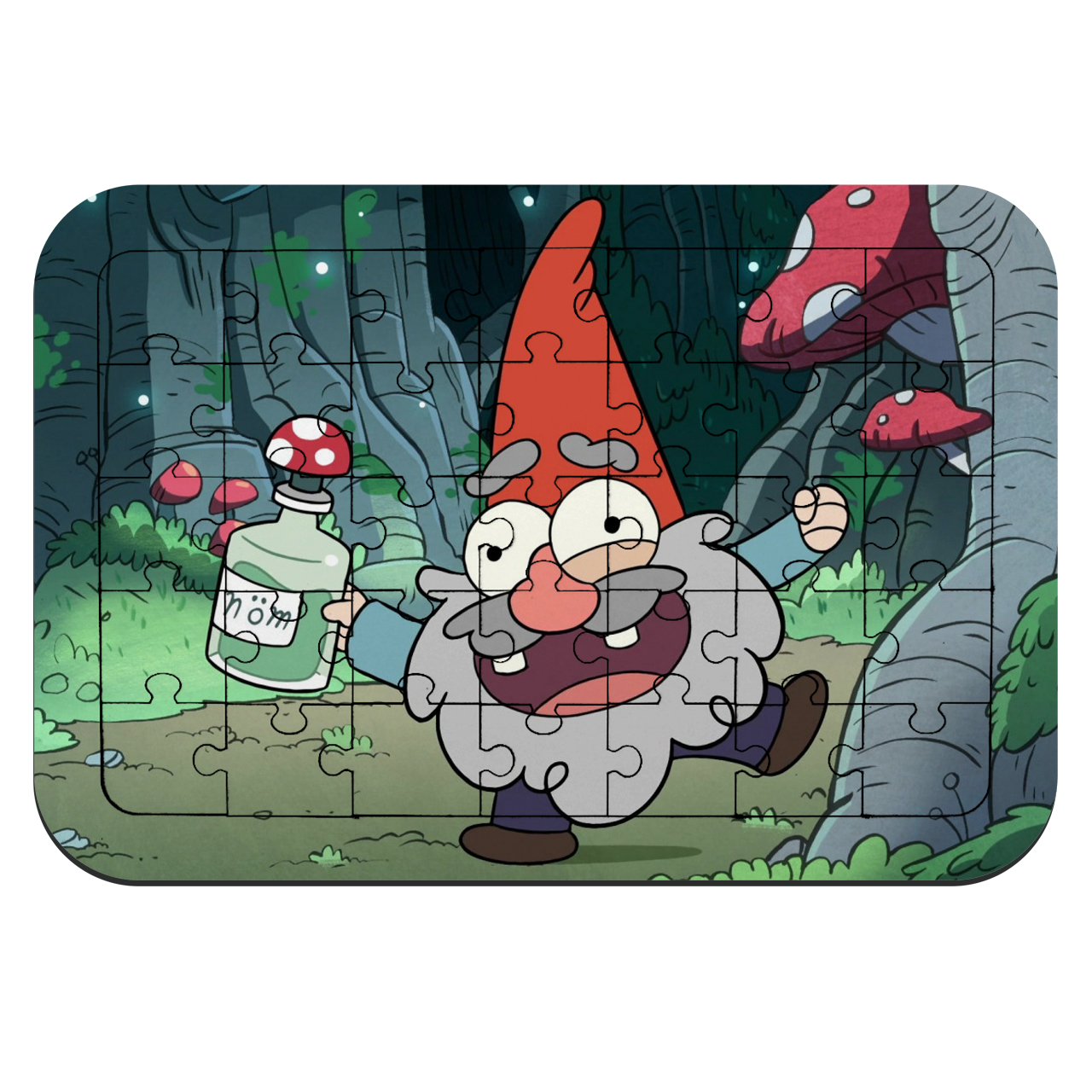 پازل 35 تکه طرح انیمیشن آبشار جاذبه مدل NI603