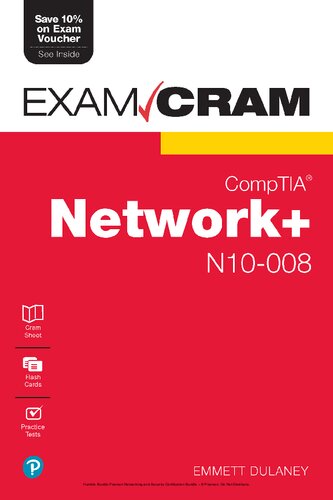 خرید و دانلود نسخه کامل کتاب CompTIA Network  N10-008 Exam Cram 7th Edition