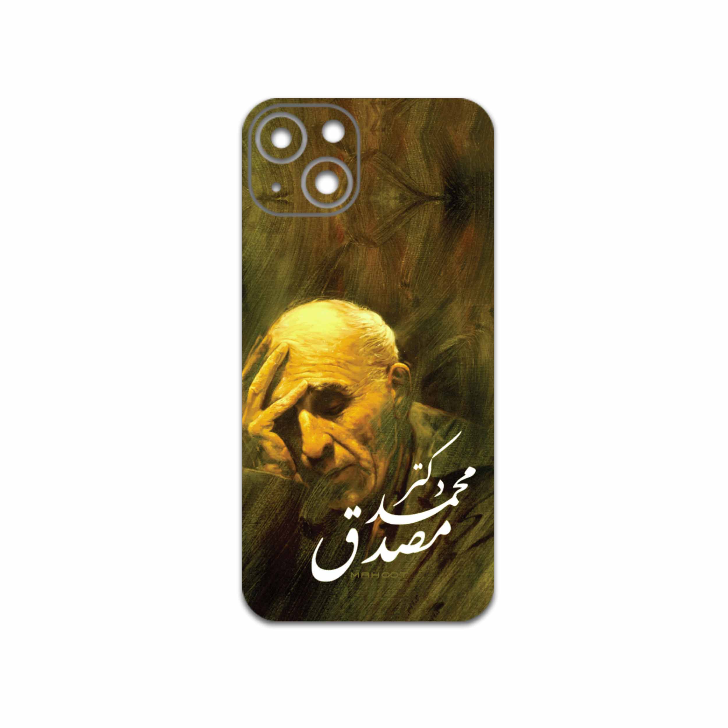 برچسب پوششی ماهوت مدل Dr-Mosadeq مناسب برای گوشی موبایل اپل iPhone 13