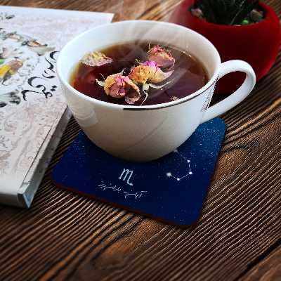 زیر لیوانی طرح آبان مدل ماه تولد