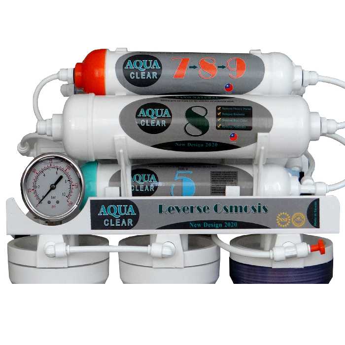 دستگاه تصفیه کننده آب آکوآکلیر مدل NEWDESIGN 2020 - AQN9 به همراه فیلتر بسته 3 عددی