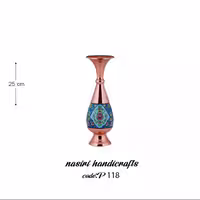 گلدان صراحی سایز 25 مس و پرداز نصیری