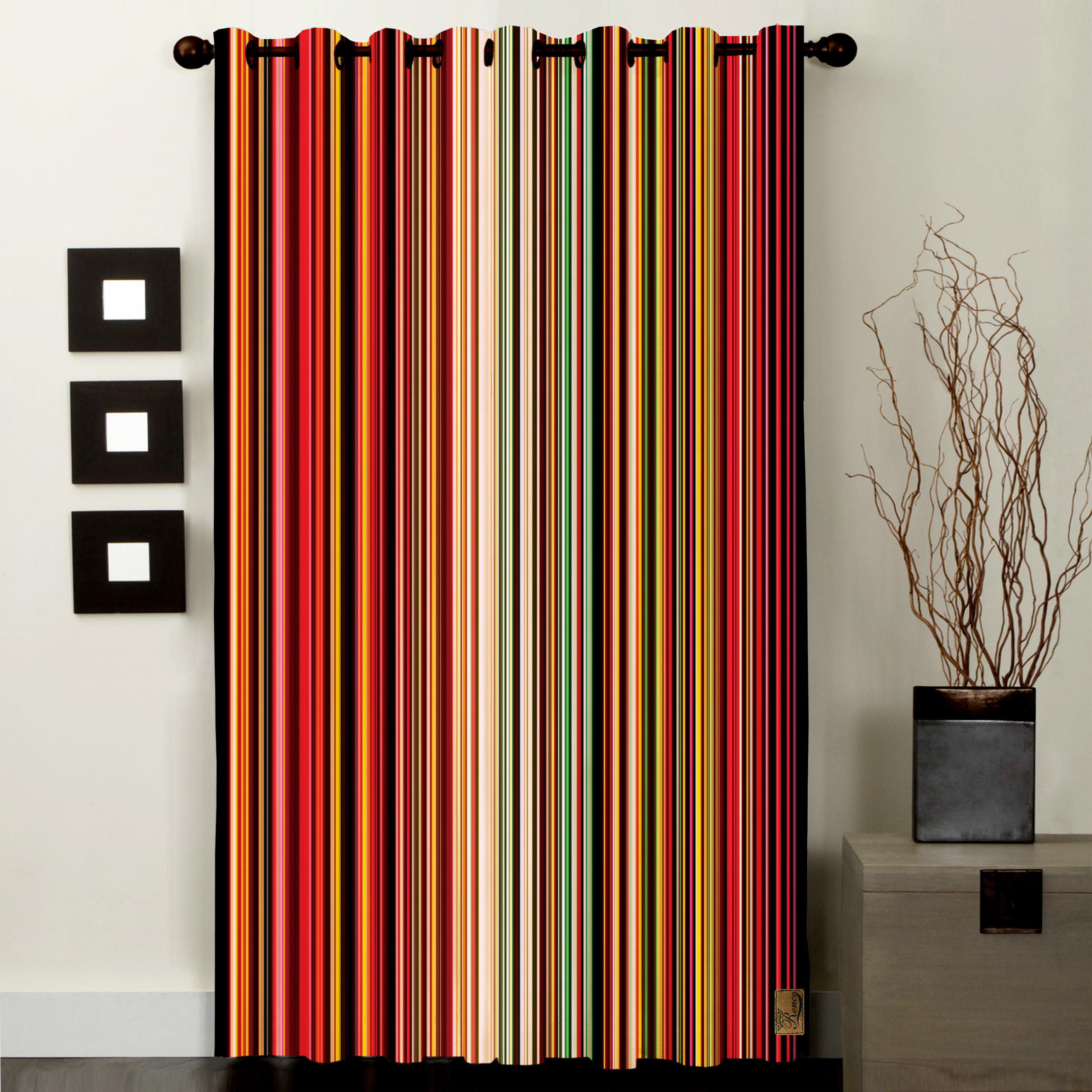  پرده رنس مدل CC5-50086 ارتفاع 270x138 سانتی‌متر 