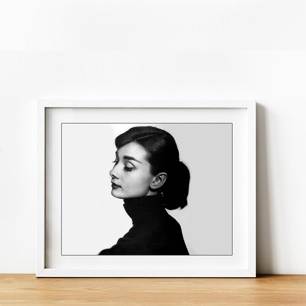  تابلو استودیو انبسان طرح آدری هپبورن کد 4407