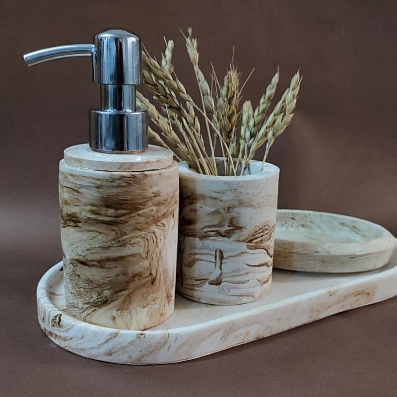 اکسسوری سنگ مصنوعی ست بهداشتی