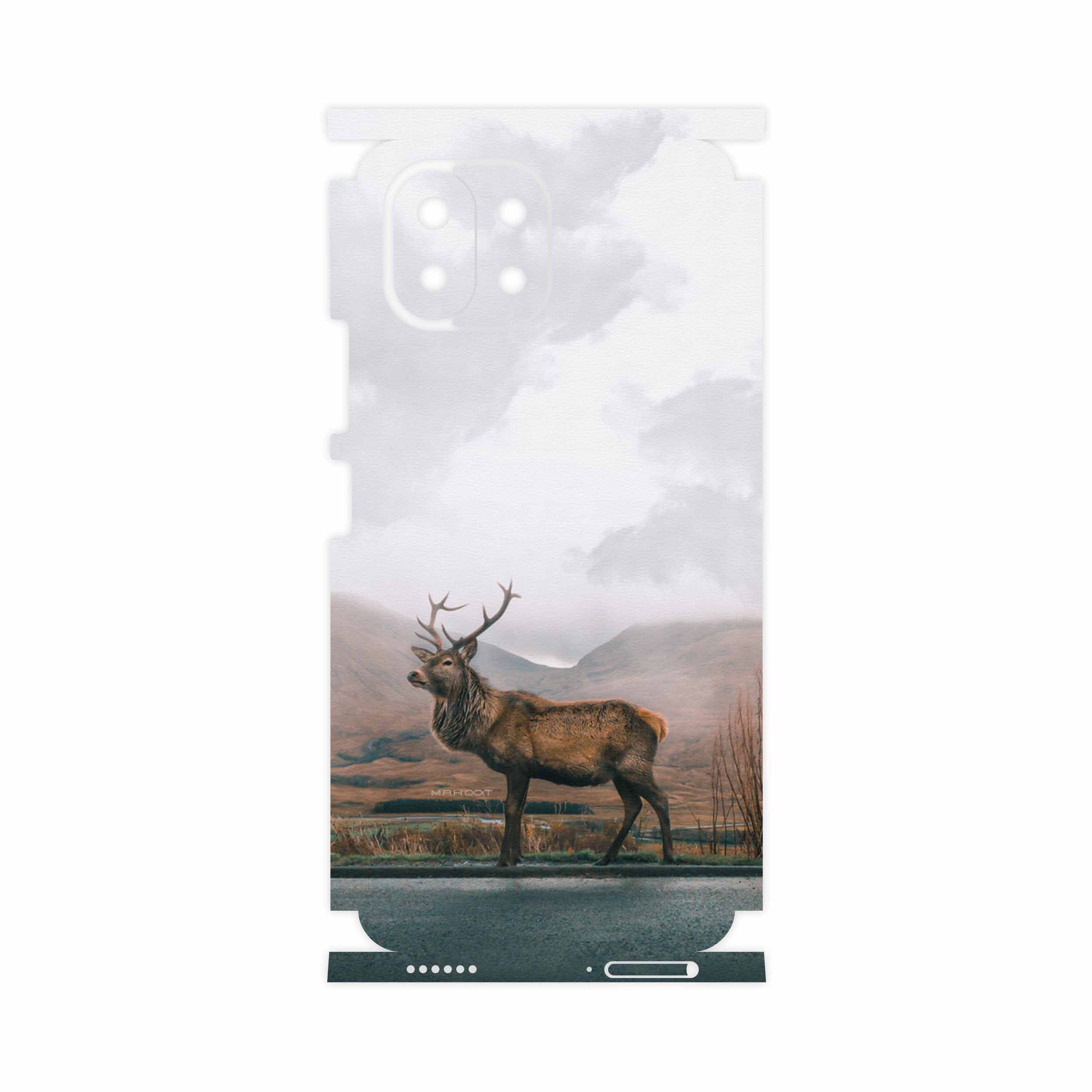 برچسب پوششی ماهوت مدل Horned-Deer-FullSkin مناسب برای گوشی موبایل شیائومی 11 Lite 5G NE