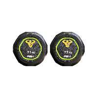 دمبل گرد استوپ دار 7.5 کیلوگرمی PSH بسته دو عددی