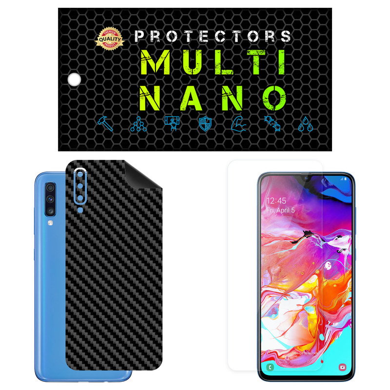 محافظ صفحه نمایش مولتی نانو مدل X-SFC مناسب برای گوشی موبایل سامسونگ Galaxy A70 به همراه برچسب پوششی | کالا برتری
