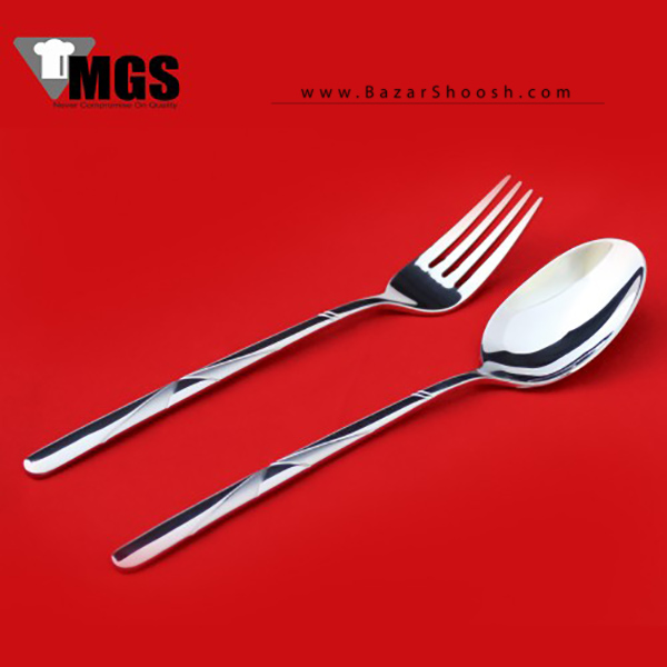 سرویس 128پارچه قاشق و چنگال MGS طرح18