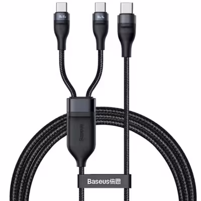 کابل تبدیل USB-C به USB-C باسئوس مدل Fast Charging-100W طول 1.5 متر
