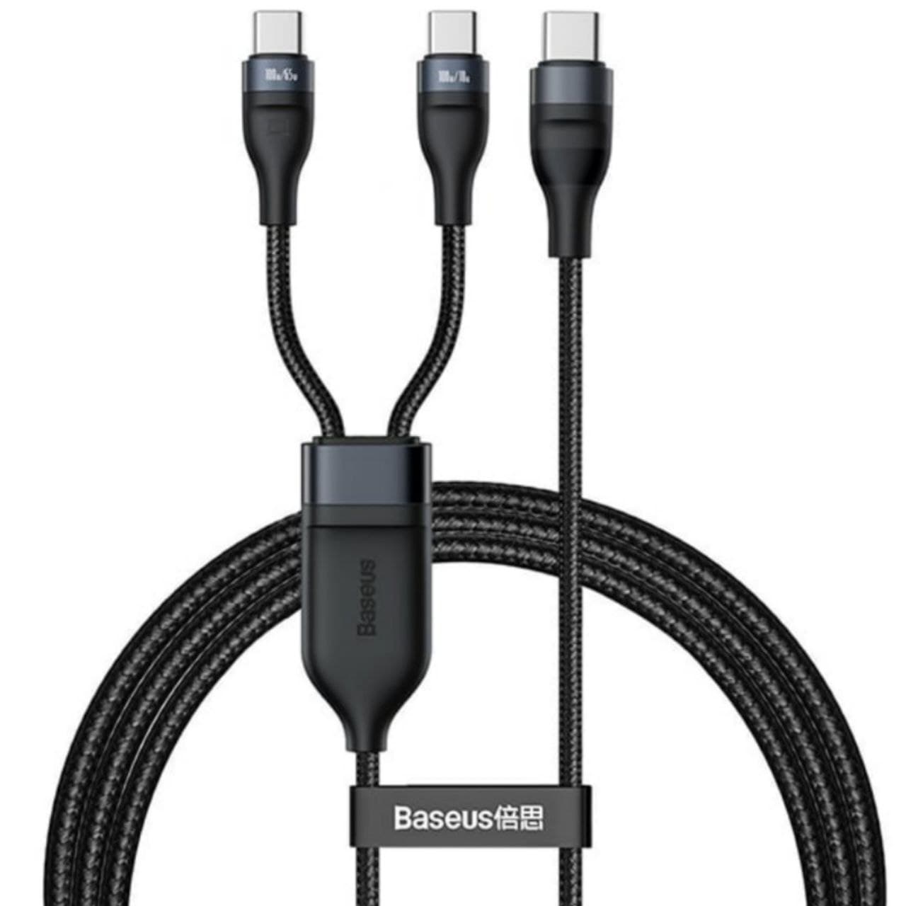 کابل تبدیل USB-C به USB-C باسئوس مدل Fast Charging-100W طول 1.5 متر