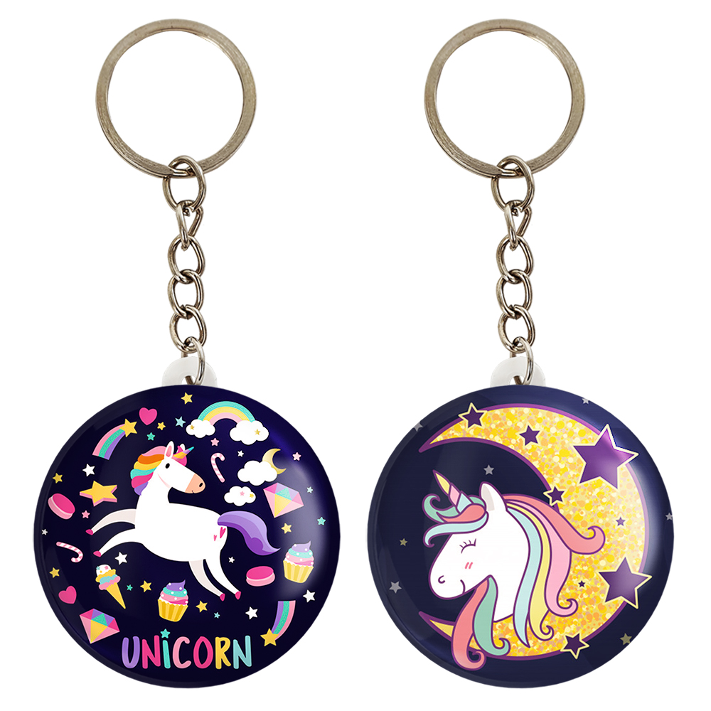 جاکلیدی خندالو مدل اسب تک شاخ یونیکورن کد 11201115 مجموعه 2 عددی