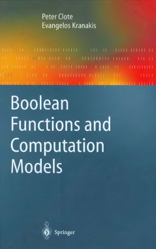 خرید و دانلود نسخه کامل کتاب Boolean Functions and Computation Models
