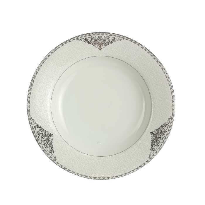 بشقاب خورش خوری پارس چینی کد 463 بسته 6 عددی