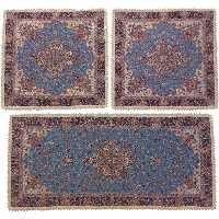 ست سه تکه رومیزی ترمه کد TRSETE8