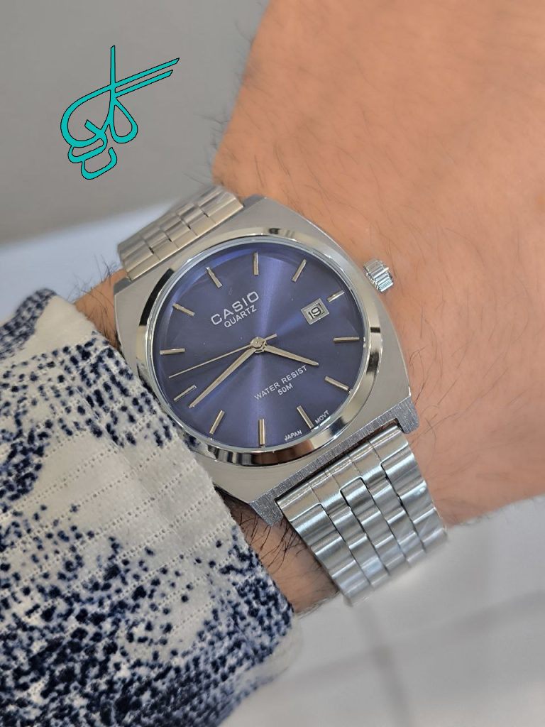 خرید ساعت مردانه فلزی مارک کاسیو رنگ قابت تقویم دار ضدآب هک مارک روی قفل کد 1921396 - ردگل