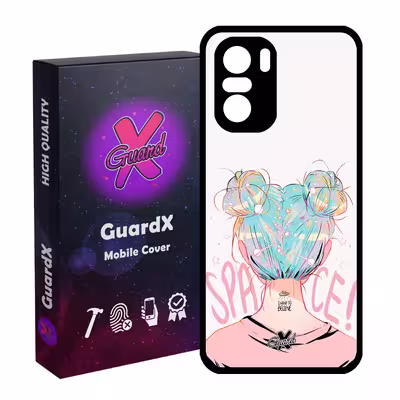 کاور گارد ایکس طرح دختر مدل Glass10198 مناسب برای گوشی موبایل شیائومی Poco F3/MI 11X/MI 11X Pro/Redmi K40/K40 Pro
