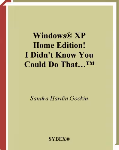 خرید و دانلود نسخه کامل کتاب Windows XP Home Edition! I Didn't Know You Could Do That...