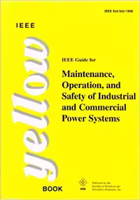 󾕇 دانلود کتاب Ieee Guide For Maintenance, Operation &amp; Safety Of Industrial &amp; Commercial Power Systems, 1999 - دانلود کتاب های دانشگاهی