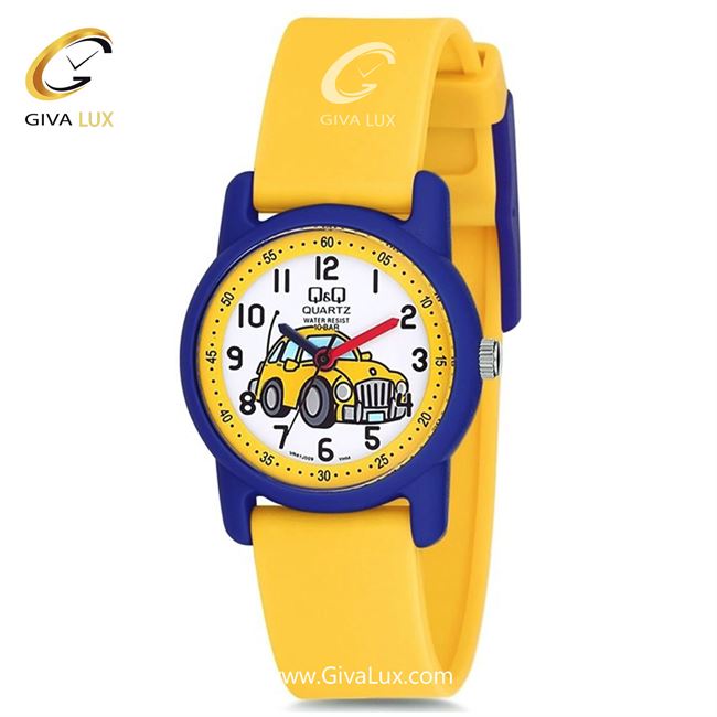 ساعت مچی اورجینال کیو اند کیو بچه گانه مشکی | زرد | سفید | کد رفرنس VR41J009Y