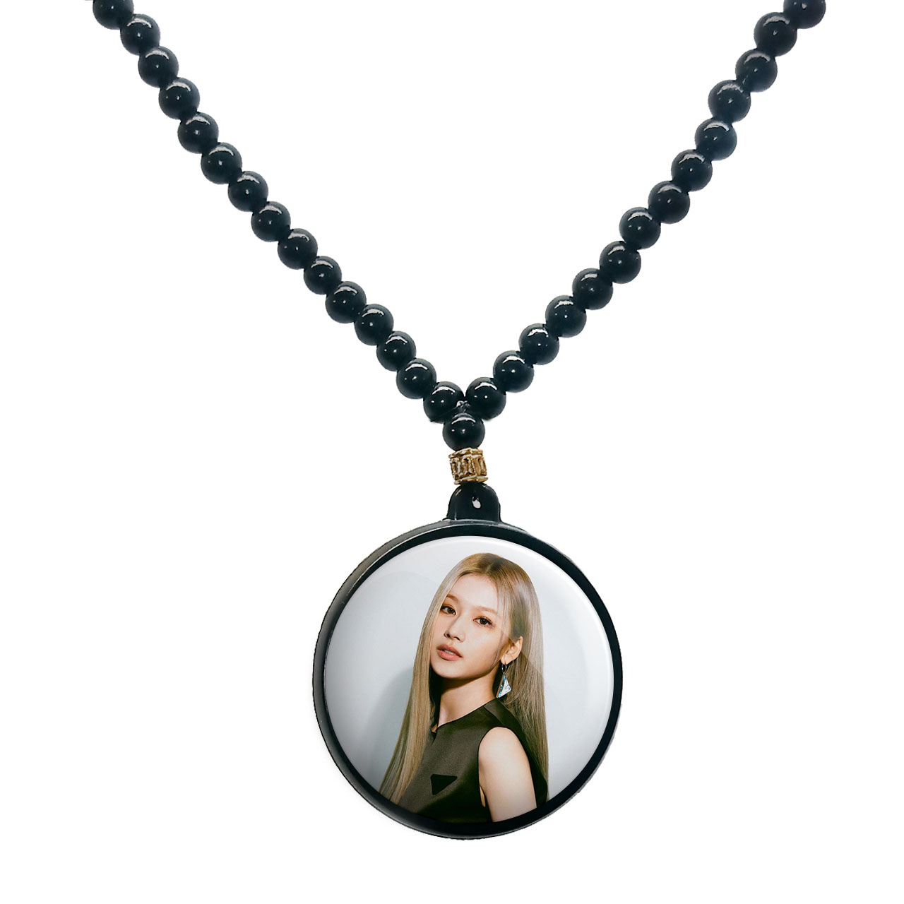 گردنبند پرمانه طرح تو ایس کد pmd.19497 مدل دو طرفه