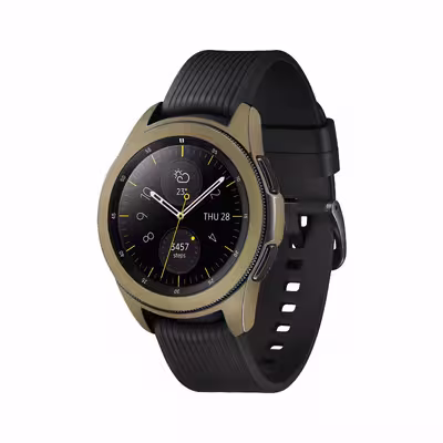 برچسب ماهوت طرح Matte-Gold مناسب برای ساعت هوشمند سامسونگ Galaxy Watch 42mm