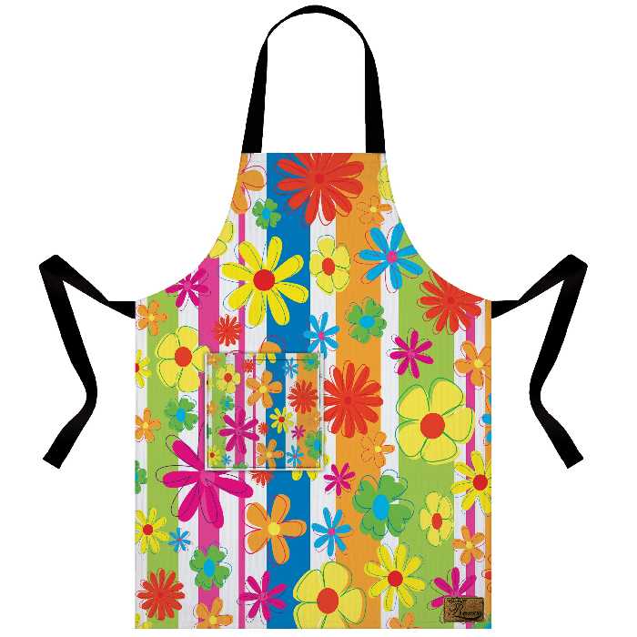 پیشبند آشپزخانه ضد آب سه لایه سایز 50 در 70 مدل A1-1011 شرکت رنس