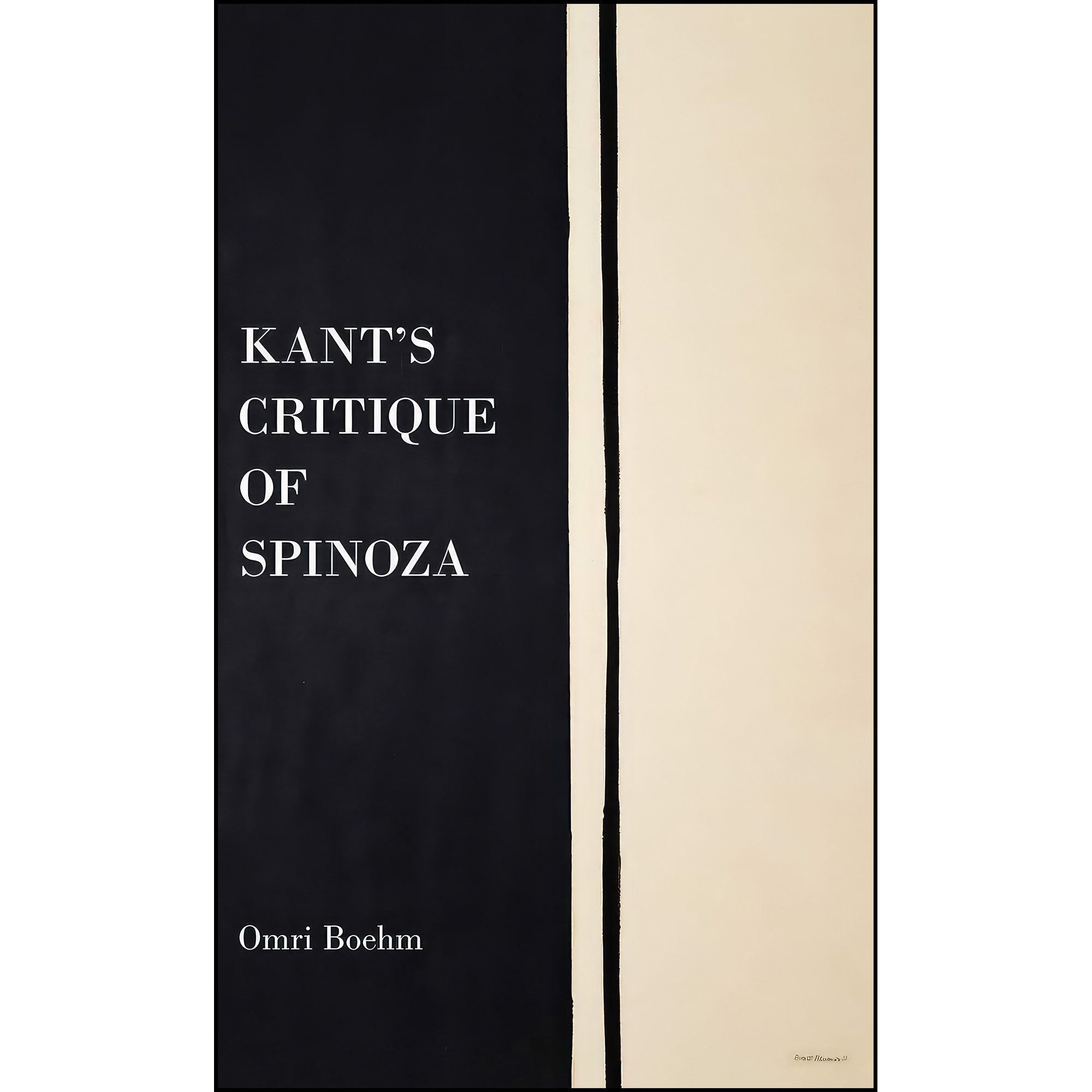 کتاب زبان اصلی Kants Critique of Spinoza اثر Omri Boehm