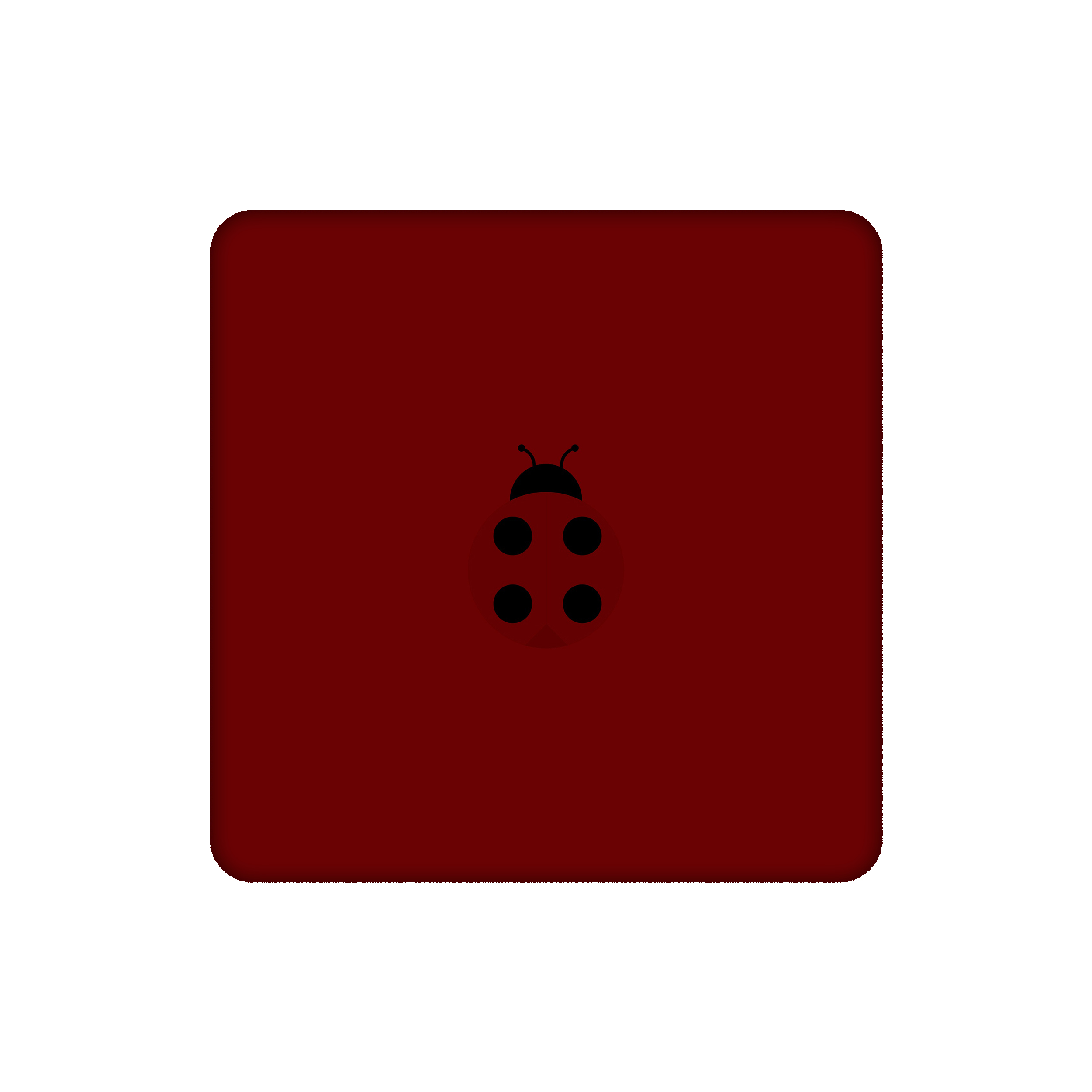 زیرلیوانی طرح کفشدوزک کد    5264326