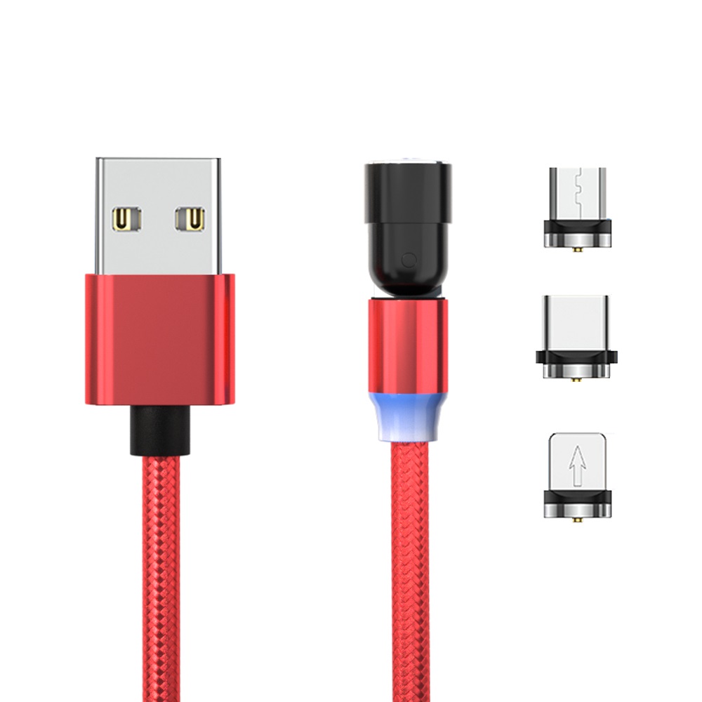کابل تبدیل USB به MicroUSB / USB-C / لایتنینگ مدل 540 طول 1 متر