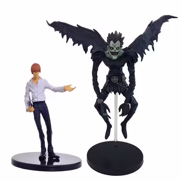 فیگور مدل انیمه دفترچه مرگ Death Note طرح ریوک Ryuk و لایت یاگامی Light Yagami مجموعه 2 عددی
