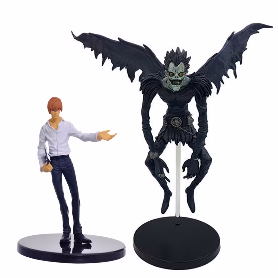 فیگور مدل انیمه دفترچه مرگ Death Note طرح ریوک Ryuk و لایت یاگامی Light Yagami مجموعه 2 عددی