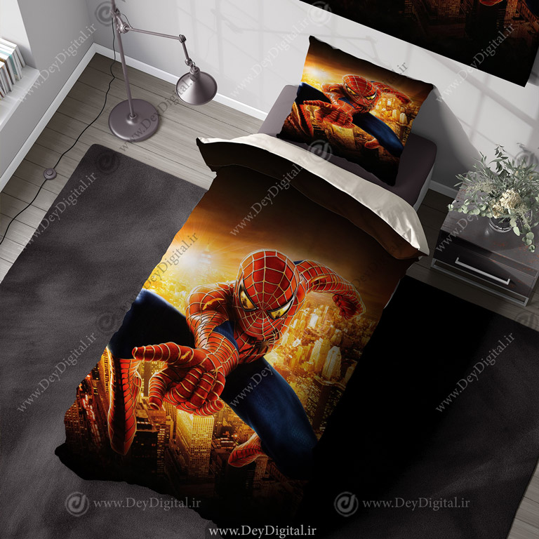 روتختی یکنفره طرخ اسپایدرمن PK-5387