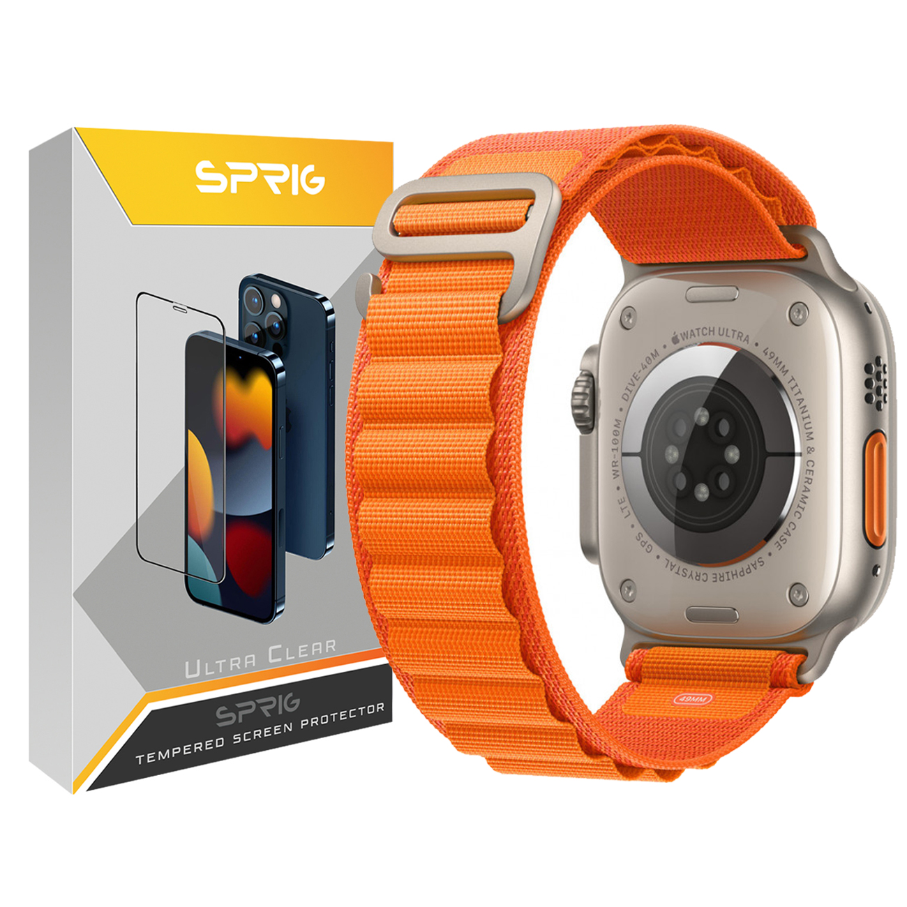 بند اسپریگ مدل Loop Alpine مناسب برای اپل واچ Series 3 Aluminum 38mm