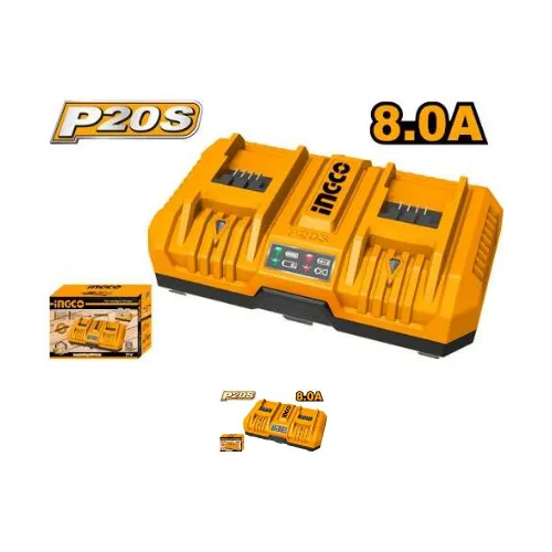 شارژر دو قلو 8 آمپر اینکو کد FCLI2082