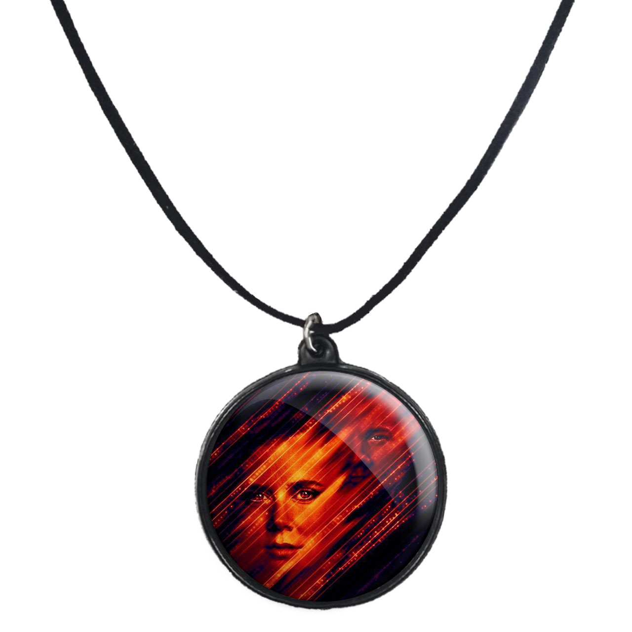 گردنبند پرمانه طرح Arrival کد pmb.22773 مدل دو طرفه