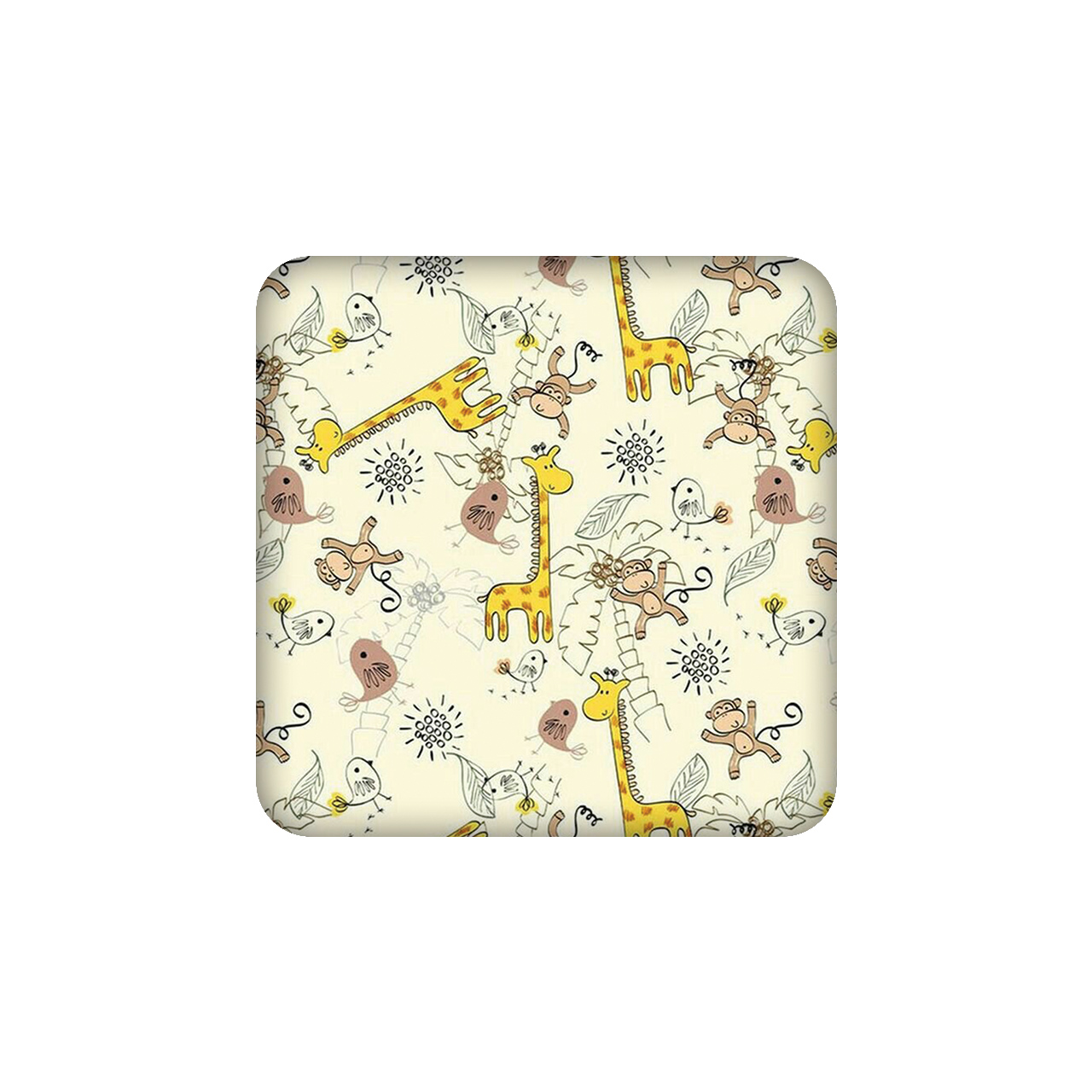 زیرلیوانی طرح حیوانات کد 550