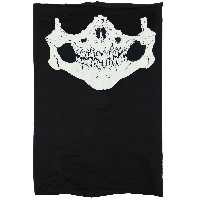 اسکارف شبرنگ صورت طرح اسکلت مدل ۳