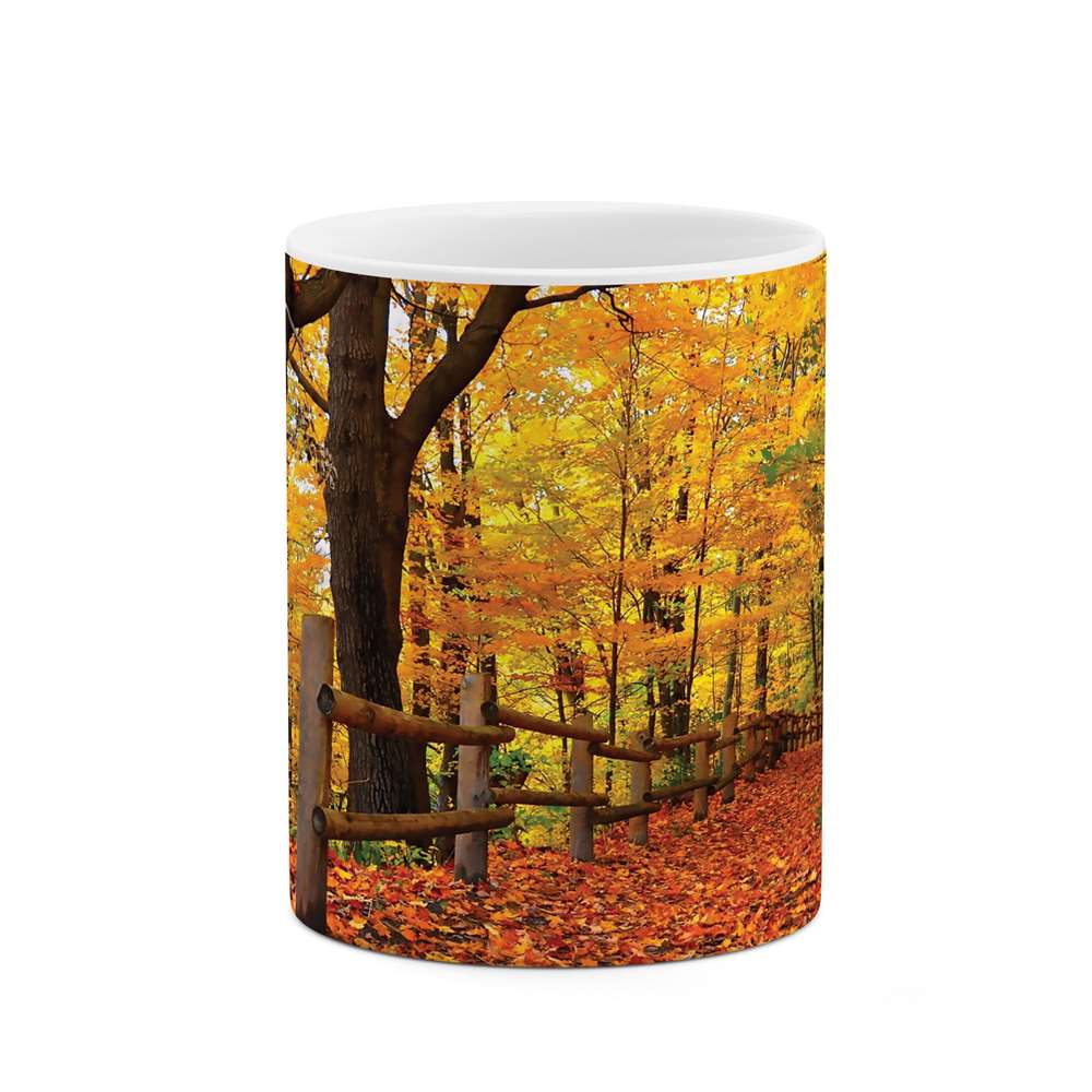 ماگ طرح پاییز مدل mug03886