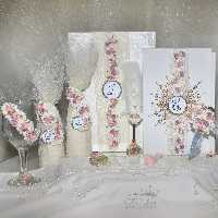 ست بله برون و نامزدی هترا کد H104 شامل 10 آیتم اکسسوری بله برون