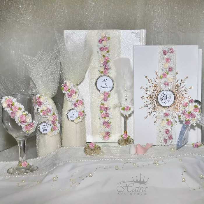 ست بله برون و نامزدی هترا کد H104 شامل 10 آیتم اکسسوری بله برون