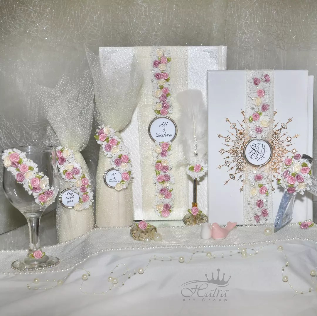 ست بله برون و نامزدی هترا کد H104 شامل 10 آیتم اکسسوری بله برون